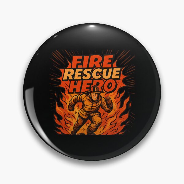 Item preview, Fire Rescue Hero - Comic Book Style Firefighter Illustration designed and sold by MKreative Studio.