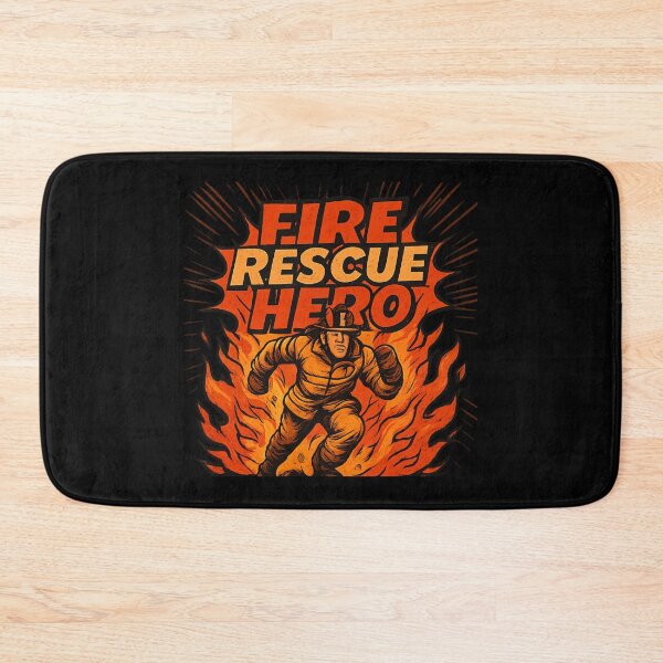 Item preview, Fire Rescue Hero - Comic Book Style Firefighter Illustration designed and sold by MKreative Studio.