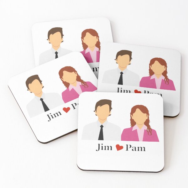 Item preview, Jim and Pam couple designed and sold by Amylilylove.