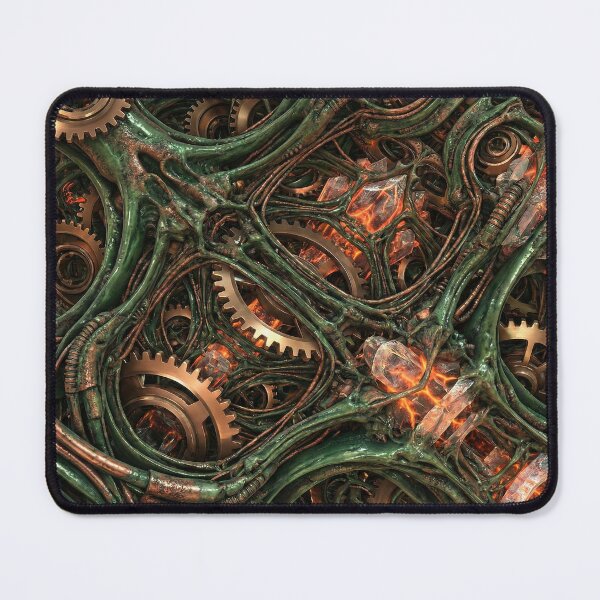 Item preview, Infinite Biomech Fractal - Complex Metallic & Organic Pattern designed and sold by TheRichGallery.