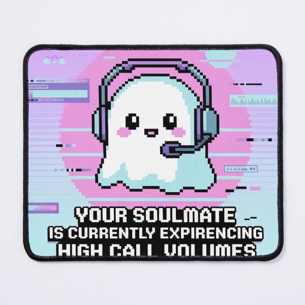 Item preview, Vaporwave Pixel Art Ghost Call Center Design designed and sold by Leader Designer.