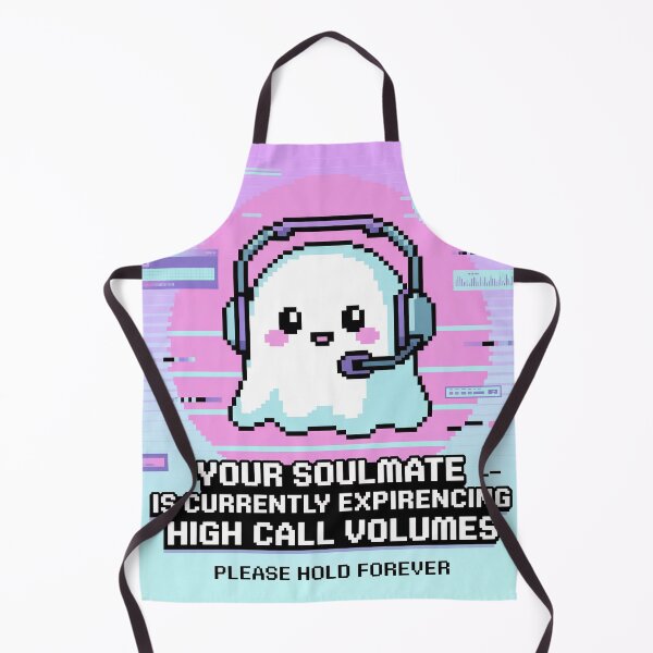 Item preview, Vaporwave Pixel Art Ghost Call Center Design designed and sold by Leader Designer.