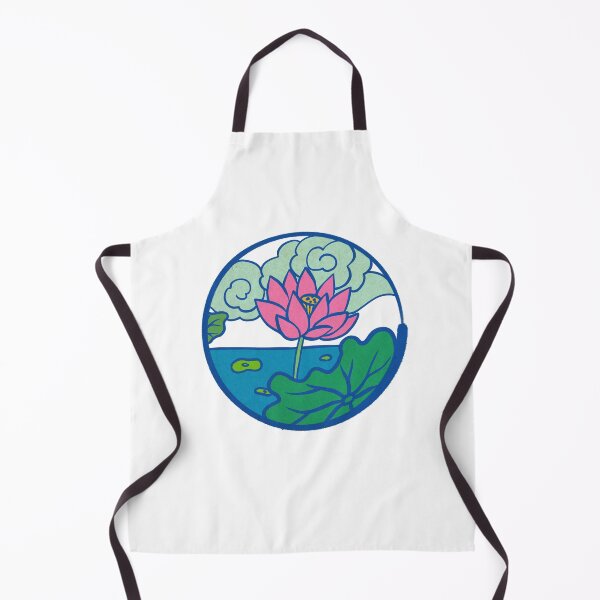 Item preview, Enchanting Pink Blossom with Bold Azure Contours  designed and sold by QamarART Paintings.