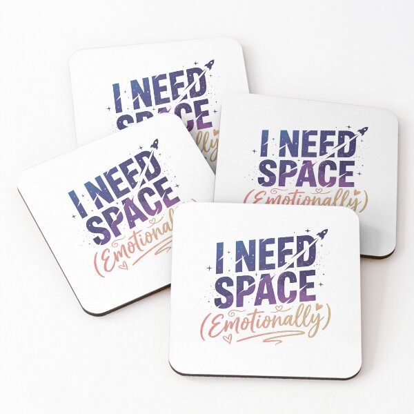 Item preview, i need space, emotional support, support, space designed and sold by TrueArtVibes.