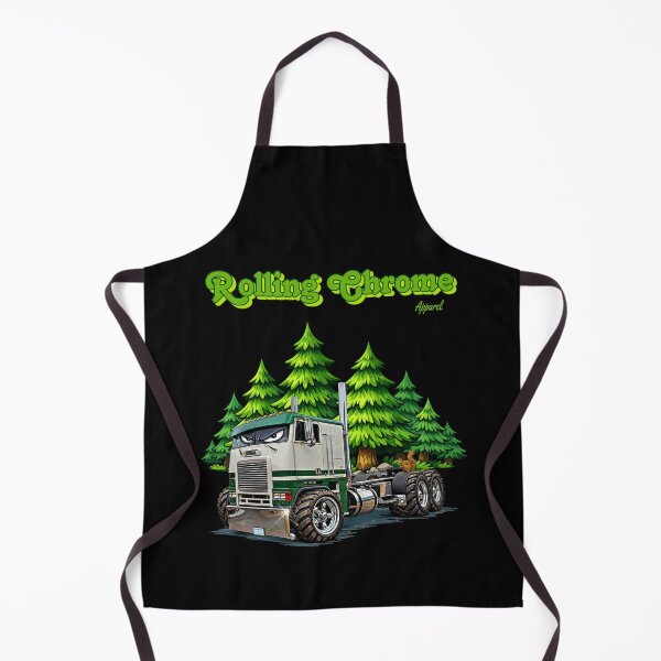 Item preview, Freightliner Cabover in the Forest Cartoon designed and sold by rharrisphotos.