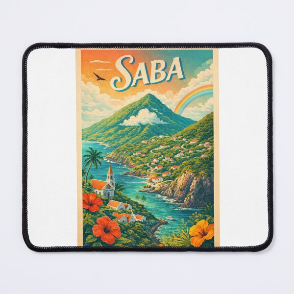 Item preview, Saba Caribbean Island in the Dutch Caribbean designed and sold by Aryabek.