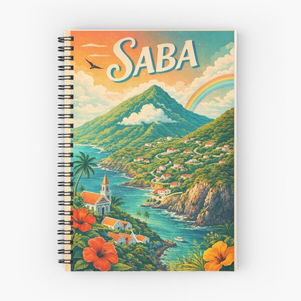 Item preview, Saba Caribbean Island in the Dutch Caribbean designed and sold by Aryabek.