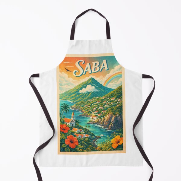 Item preview, Saba Caribbean Island in the Dutch Caribbean designed and sold by Aryabek.