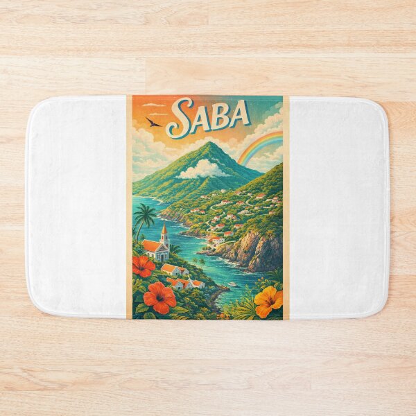 Item preview, Saba Caribbean Island in the Dutch Caribbean designed and sold by Aryabek.