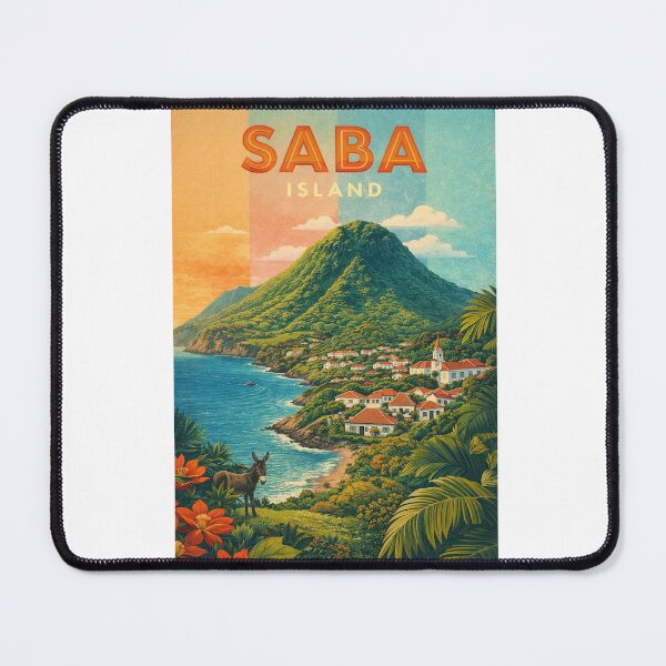 Item preview, Saba Island Caribbean Netherlands Windward Islands Volcanic Coastline designed and sold by Aryabek.