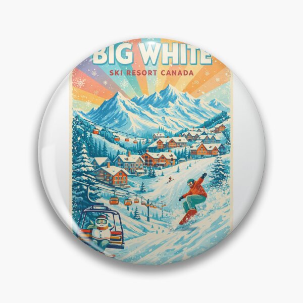 Item preview, Big White Ski Resort British Columbia Okanagan Highlands Canada designed and sold by Aryabek.