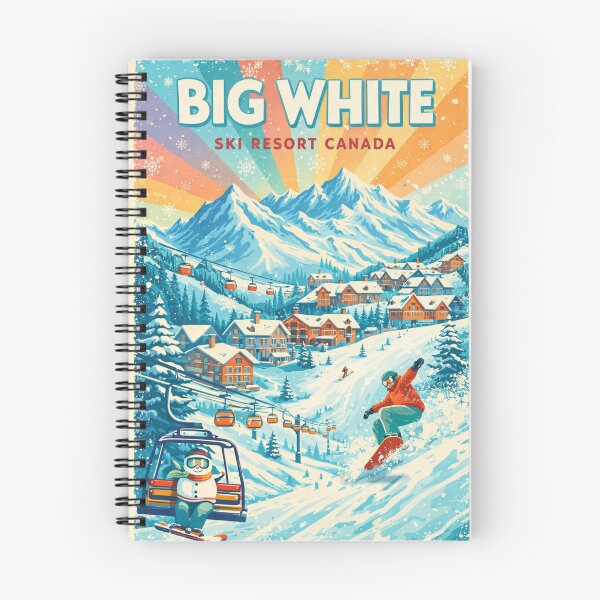 Item preview, Big White Ski Resort British Columbia Okanagan Highlands Canada designed and sold by Aryabek.