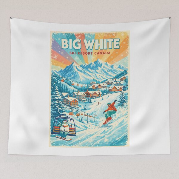 Item preview, Big White Ski Resort British Columbia Okanagan Highlands Canada designed and sold by Aryabek.
