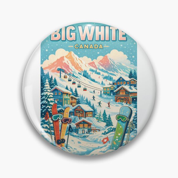 Item preview, Big White British Columbia Okanagan Valley Alpine Community designed and sold by Aryabek.