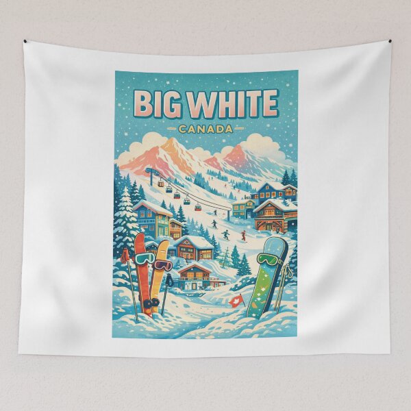 Item preview, Big White British Columbia Okanagan Valley Alpine Community designed and sold by Aryabek.