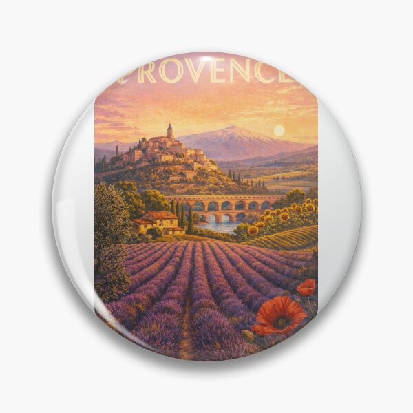 Item preview, Provence France Lavender Fields Luberon and Mont Ventoux designed and sold by Aryabek.