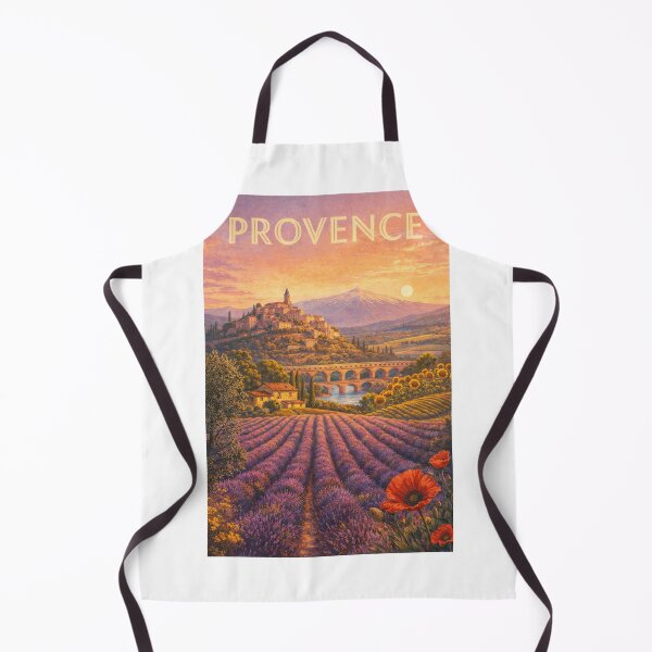 Item preview, Provence France Lavender Fields Luberon and Mont Ventoux designed and sold by Aryabek.