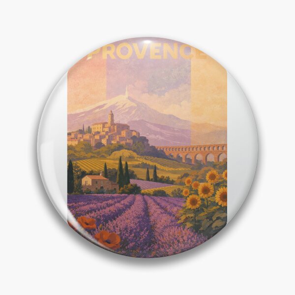 Item preview, Provence France Luberon Villages and Rhône Valley Landscape designed and sold by Aryabek.