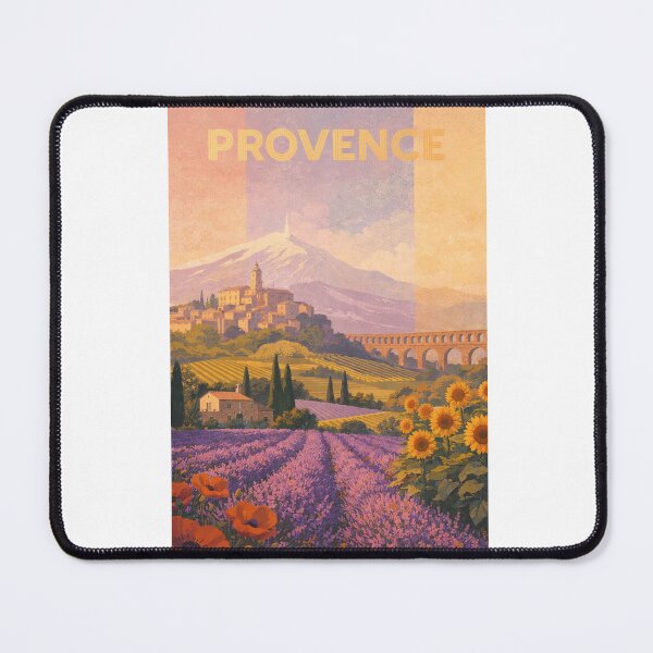 Item preview, Provence France Luberon Villages and Rhône Valley Landscape designed and sold by Aryabek.