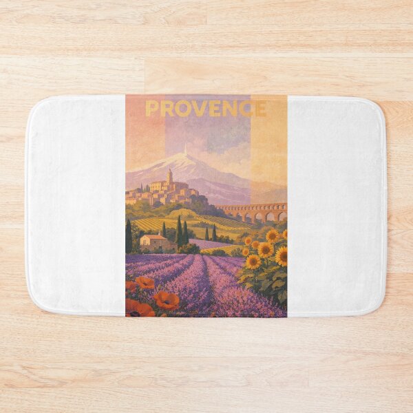 Item preview, Provence France Luberon Villages and Rhône Valley Landscape designed and sold by Aryabek.