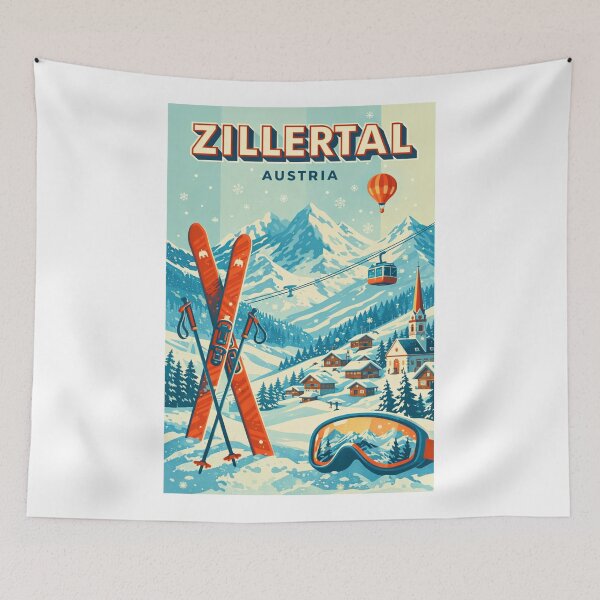 Item preview, Zillertal Austria Alpine Villages and Hintertux Region designed and sold by Aryabek.