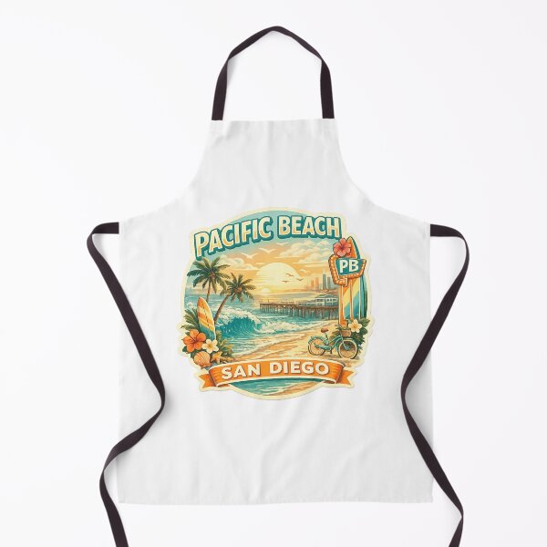 Item preview, Pacific Beach San Diego California Coastal Neighborhood designed and sold by Aryabek.
