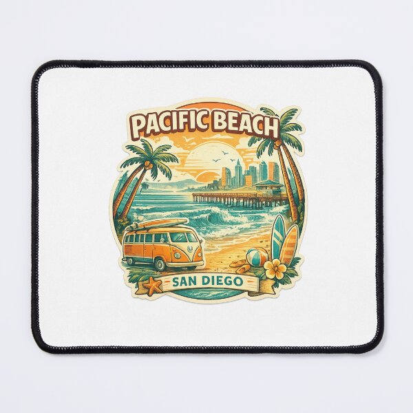 Item preview, Pacific Beach San Diego California Pacific Coast Setting designed and sold by Aryabek.