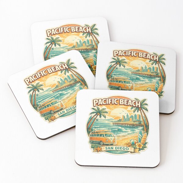 Item preview, Pacific Beach San Diego California Pacific Coast Setting designed and sold by Aryabek.