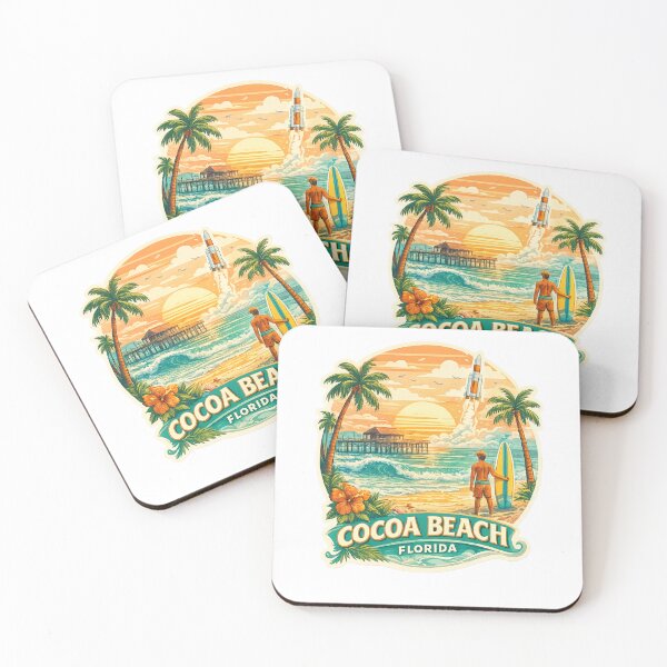 Item preview, Cocoa Beach Florida Space Coast Atlantic Shoreline designed and sold by Aryabek.
