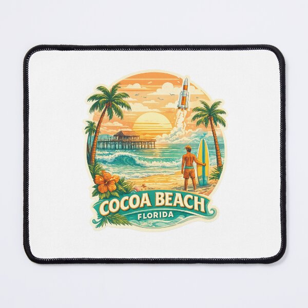 Item preview, Cocoa Beach Florida Space Coast Atlantic Shoreline designed and sold by Aryabek.
