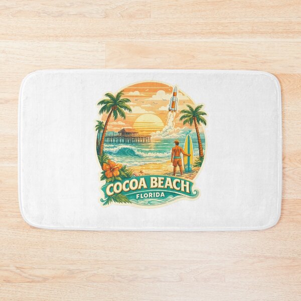 Item preview, Cocoa Beach Florida Space Coast Atlantic Shoreline designed and sold by Aryabek.