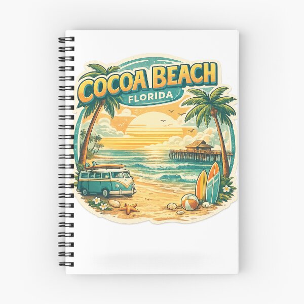 Item preview, Cocoa Beach Florida Atlantic Coast Space Coast Landmark Scene designed and sold by Aryabek.