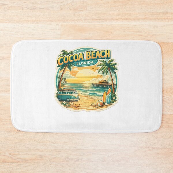 Item preview, Cocoa Beach Florida Atlantic Coast Space Coast Landmark Scene designed and sold by Aryabek.