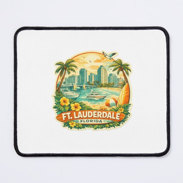 Item preview,  Fort Lauderdale Florida Coastal City and New River Waterfront designed and sold by Aryabek.