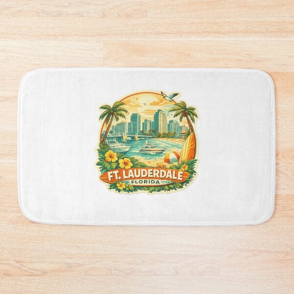 Item preview,  Fort Lauderdale Florida Coastal City and New River Waterfront designed and sold by Aryabek.