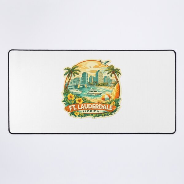 Item preview, Fort Lauderdale Florida Coastal City and New River Waterfront designed and sold by Aryabek.