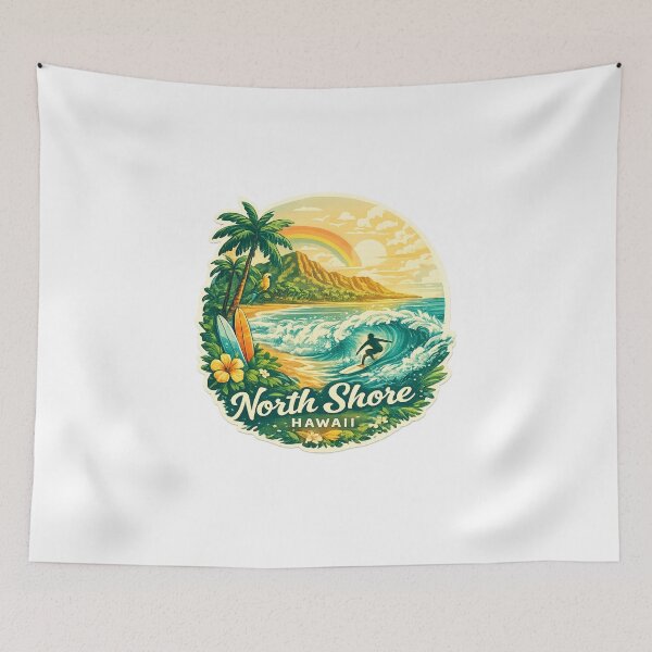Item preview, North Shore Oahu Hawaii Pacific Coast and Surf Region designed and sold by Aryabek.