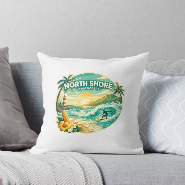 Item preview, North Shore Oahu Hawaii Coastal Landmarks and Pacific Waters designed and sold by Aryabek.