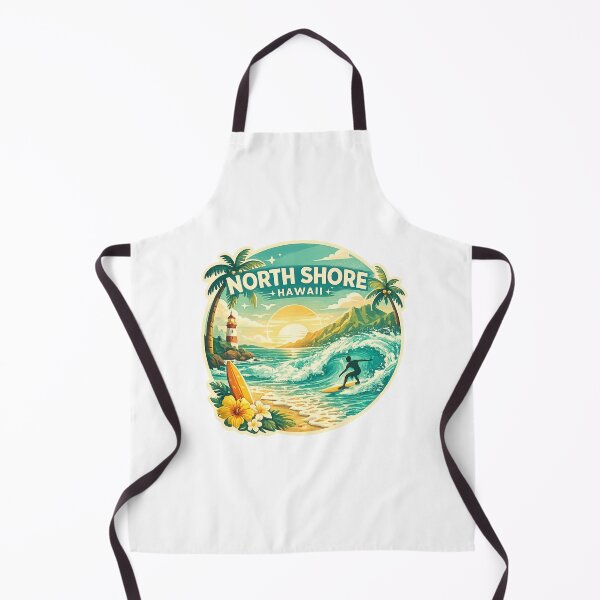 Item preview, North Shore Oahu Hawaii Coastal Landmarks and Pacific Waters designed and sold by Aryabek.