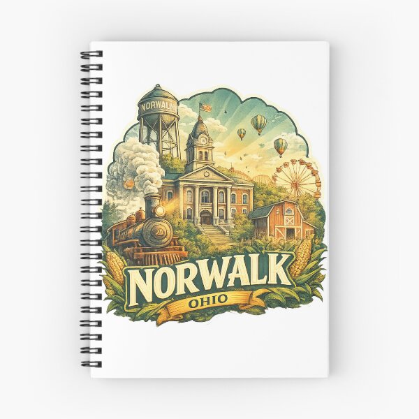 Item preview, Norwalk Ohio Huron County Rail Heritage and Civic Landmarks designed and sold by Aryabek.