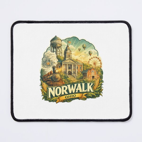 Item preview, Norwalk Ohio Huron County Rail Heritage and Civic Landmarks designed and sold by Aryabek.