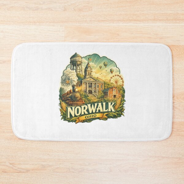 Item preview, Norwalk Ohio Huron County Rail Heritage and Civic Landmarks designed and sold by Aryabek.