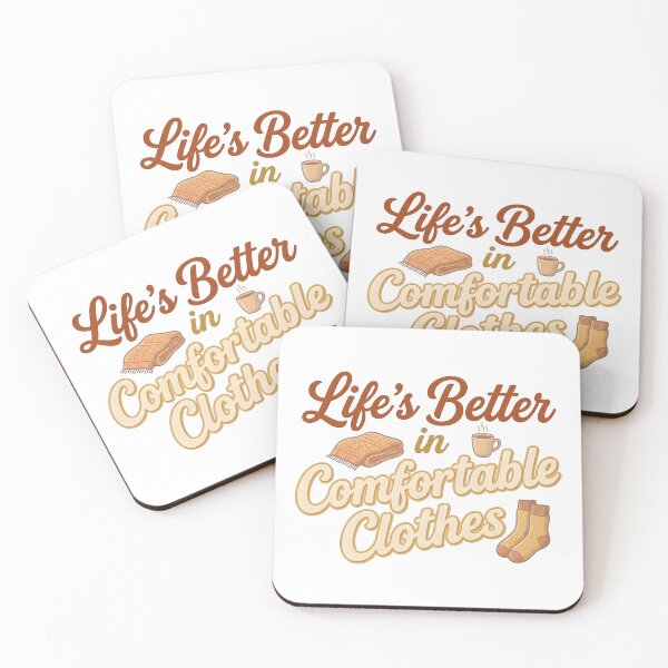 Item preview, life is better, better life, comfortable, clothes, tea, coffee designed and sold by TrueArtVibes.