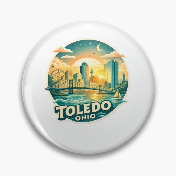 Item preview, Toledo Ohio Maumee River Waterfront and Urban Core designed and sold by Aryabek.