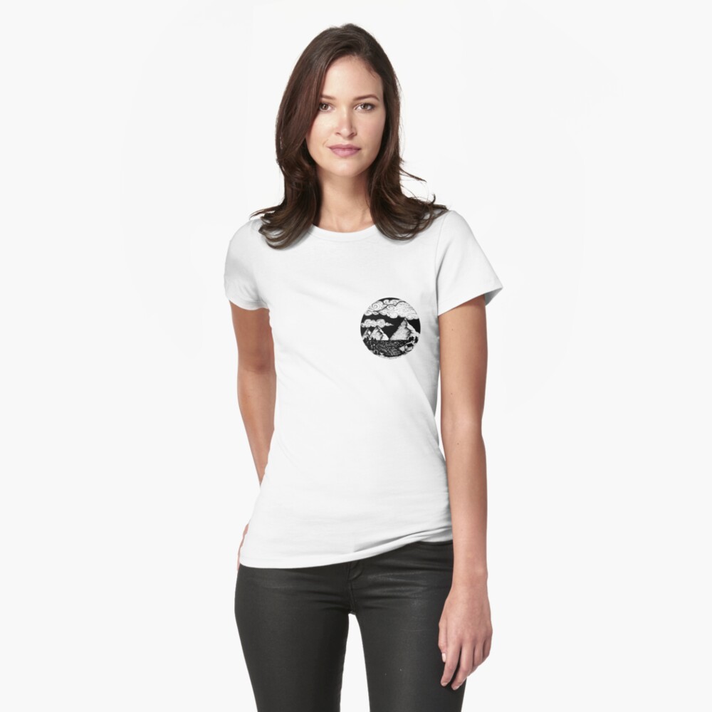 Item preview, Fitted T-Shirt designed and sold by ArtByFreya.
