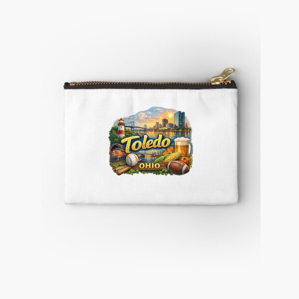 Item preview, Toledo Ohio Maumee River Skyline and Anthony Wayne Bridge Landmark Scene designed and sold by Aryabek.