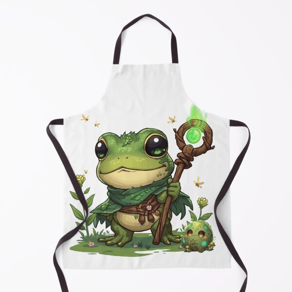 Item preview, Ribban Thickethex – The Trickster of Murky Magic | Enchanted Swamp Frog Mage Fantasy Art designed and sold by Monzora.