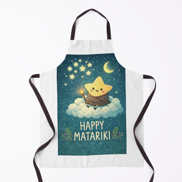 Item preview, Happy Matariki Night Sky Celebration with Stars and Moon designed and sold by Aryabek.