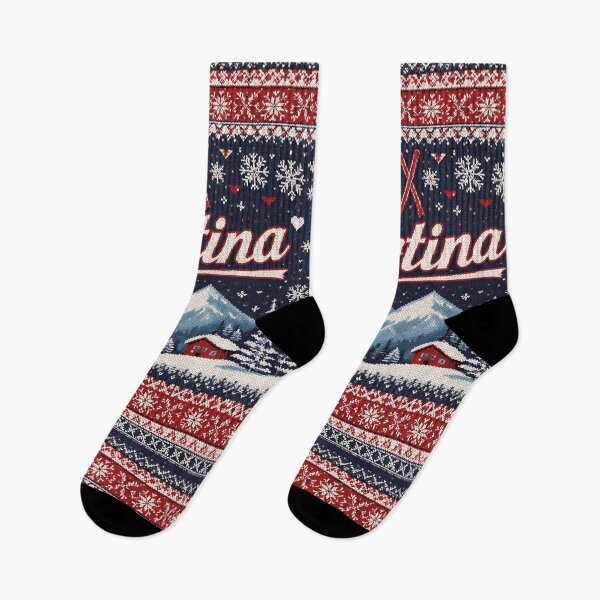 Item preview, Cortina d'Ampezzo winter holiday knitwear design designed and sold by Mauswohn.