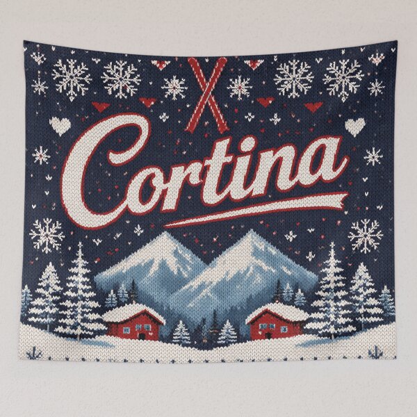 Item preview, Cortina d'Ampezzo winter holiday knitwear design designed and sold by Mauswohn.
